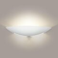 A19 Lighting Kauai E26 Base Dimmable LED Wall Sconce, Bisque 1202-2LEDE26